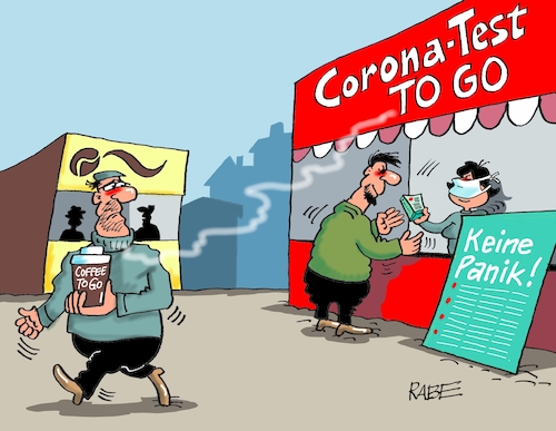 Cartoon: Corona zum Mitnehmen (medium) by RABE tagged corona,coronavirus,epedemi,virus,pandemie,gesundheitsminister,jens,span,rabe,ralf,böhme,cartoon,karikatur,pressezeichnung,farbcartoon,tagescartoon,quärantäne,hotline,mundschutz,desinfektion,desinfektionsmittel,ärzte,schließung,großveranstaltungen,absage,schulschließung,coronatest,corona,coronavirus,epedemi,virus,pandemie,gesundheitsminister,jens,span,rabe,ralf,böhme,cartoon,karikatur,pressezeichnung,farbcartoon,tagescartoon,quärantäne,hotline,mundschutz,desinfektion,desinfektionsmittel,ärzte,schließung,großveranstaltungen,absage,schulschließung,coronatest