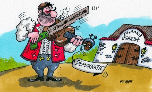 Cartoon: Csardasfürst (medium) by RABE tagged orban,ungarn,csarda,csardafürst,demokratie,verfassungsänderung,geige,geiger,säge,zigeuner,rabe,ralf,böhme,karikatur,cartoon,verfassung,parlament,eu,kommission,regierungschef,rechtskonservativ,barrosso,rechtsstaat,europachef,europarat,euro,orban,ungarn,csarda,csardafürst,demokratie,verfassungsänderung,geige,geiger,säge,zigeuner,rabe,ralf,böhme,karikatur,cartoon,verfassung,parlament,eu,kommission,regierungschef,rechtskonservativ,barrosso,rechtsstaat,europachef,europarat,euro