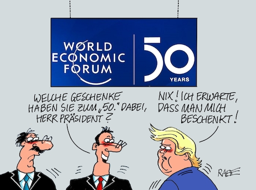 Cartoon: Davos (medium) by RABE tagged trump,präsident,usa,china,handelskrieg,strafzölle,peking,rabe,ralf,böhme,cartoon,karikatur,pressezeichnung,farbcartoon,tagescartoon,atomtests,atomgespräche,nordkorea,südkorea,bilanz,diagramm,davos,weltwirtschaftsgipfel,handelsgipfel,schnee,wirtschaftländer,merkel,jubiläum,geschenke,schweiz,world,economyc,forum,weltwirtschaftsforum,trump,präsident,usa,china,handelskrieg,strafzölle,peking,rabe,ralf,böhme,cartoon,karikatur,pressezeichnung,farbcartoon,tagescartoon,atomtests,atomgespräche,nordkorea,südkorea,bilanz,diagramm,davos,weltwirtschaftsgipfel,handelsgipfel,schnee,wirtschaftländer,merkel,jubiläum,geschenke,schweiz,world,economyc,forum,weltwirtschaftsforum