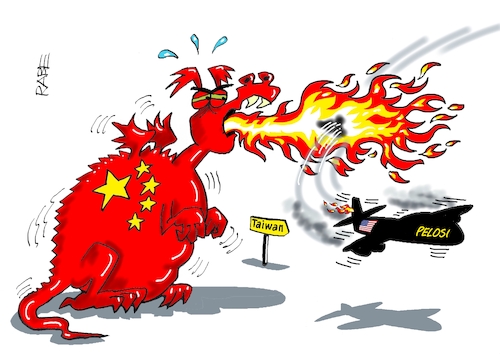 Cartoon: Durch die Flamme (medium) by RABE tagged china,peking,menschenrechte,boykott,winterspiele,olympiade,rabe,ralf,böhme,cartoon,karikatur,pressezeichnung,farbcartoon,tagescartoon,taiwan,usa,staatsbesuch,pelosi,drachen,flugzeug,flammen,rauch,rauchschwaden,china,peking,menschenrechte,boykott,winterspiele,olympiade,rabe,ralf,böhme,cartoon,karikatur,pressezeichnung,farbcartoon,tagescartoon,taiwan,usa,staatsbesuch,pelosi,drachen,flugzeug,flammen,rauch,rauchschwaden