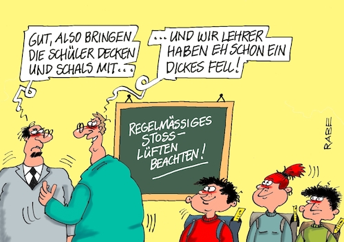 Cartoon: Ein Lüftchen (medium) by RABE tagged corona,bildung,bildungsminister,kanzleramt,bildungskonferenz,lehrerkonferenz,laptop,ausstatung,digitalisierung,bildungsmonitor,internetzugan,wlan,aufwachen,stosslüften,schüler,lehrer,herbst,durchzug,decken,schals,fell,coronaregeln,corona,bildung,bildungsminister,kanzleramt,bildungskonferenz,lehrerkonferenz,laptop,ausstatung,digitalisierung,bildungsmonitor,internetzugan,wlan,aufwachen,stosslüften,schüler,lehrer,herbst,durchzug,decken,schals,fell,coronaregeln