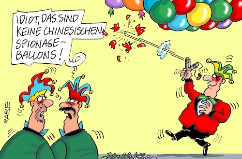 Einen im Ballon Einen im Ballon