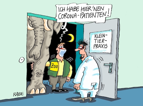 Cartoon: Elefantastisches (medium) by RABE tagged virus,corona,pandemie,coronakrise,rabe,ralf,böhme,cartoon,karikatur,pressezeichnung,farbcartoon,tagescartoon,viren,virenschutz,mundschutz,desinfektion,föderal,föderalismus,ländersache,meldepflicht,meldeapp,tierarzt,tierarztpraxis,tiere,hund,katze,elefant,kleintierpraxis,virus,corona,pandemie,coronakrise,rabe,ralf,böhme,cartoon,karikatur,pressezeichnung,farbcartoon,tagescartoon,viren,virenschutz,mundschutz,desinfektion,föderal,föderalismus,ländersache,meldepflicht,meldeapp,tierarzt,tierarztpraxis,tiere,hund,katze,elefant,kleintierpraxis