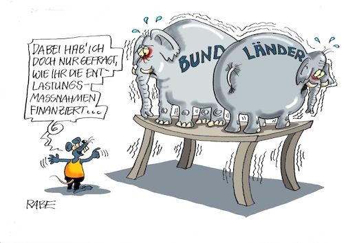 Cartoon: Entlastungstisch (medium) by RABE tagged gas,gassparen,gasnotstand,gasgeben,sanktionen,gasspeicher,gasheizung,rabe,ralf,böhme,cartoon,karikatur,pressezeichnung,farbcartoon,tagescartoon,robert,habeck,putin,ukrainekrieg,gaspreisdeckel,gaspreisbremse,entlastung,entlastungspaket,finanzierung,klarheit,bund,länder,streit,elefant,elefanten,dickhäuter,maus,mäuschen,tisch,angst,gas,gassparen,gasnotstand,gasgeben,sanktionen,gasspeicher,gasheizung,rabe,ralf,böhme,cartoon,karikatur,pressezeichnung,farbcartoon,tagescartoon,robert,habeck,putin,ukrainekrieg,gaspreisdeckel,gaspreisbremse,entlastung,entlastungspaket,finanzierung,klarheit,bund,länder,streit,elefant,elefanten,dickhäuter,maus,mäuschen,tisch,angst