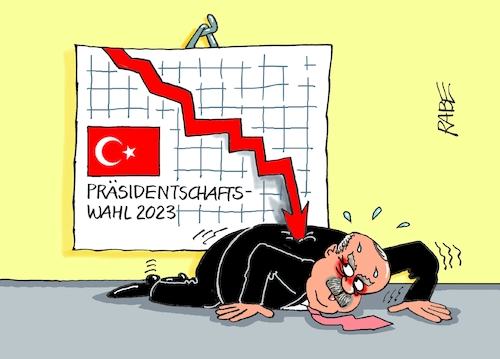 Cartoon: Erdogan flachgelegt (medium) by RABE tagged erdogan,sultan,präsident,wahl,wähler,wahlurne,rabe,ralf,böhme,cartoon,karikatur,pressezeichnung,farbcartoon,tagescartoon,flagge,rot,mondsichel,stern,absturz,hangelei,kemal,opposition,oppositionspartei,oppositionsführer,stichwahl,wahlergebnis,diagramm,bilanz,pfeil,erdogan,sultan,präsident,wahl,wähler,wahlurne,rabe,ralf,böhme,cartoon,karikatur,pressezeichnung,farbcartoon,tagescartoon,flagge,rot,mondsichel,stern,absturz,hangelei,kemal,opposition,oppositionspartei,oppositionsführer,stichwahl,wahlergebnis,diagramm,bilanz,pfeil