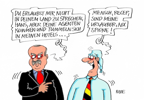 Erdogan und Hans Erdogan und Hans