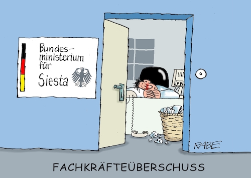 Cartoon: Fachkräftiges (medium) by RABE tagged siesta,schlaf,erholung,powernap,mittagsschlaf,büro,ministerium,regierung,südländer,hitze,klimawandel,rabe,ralf,böhme,cartoon,karikatur,pressezeichnung,farbcartoon,tagescartoon,schreibtisch,rechner,telefon,sachbearbeiter,siesta,schlaf,erholung,powernap,mittagsschlaf,büro,ministerium,regierung,südländer,hitze,klimawandel,rabe,ralf,böhme,cartoon,karikatur,pressezeichnung,farbcartoon,tagescartoon,schreibtisch,rechner,telefon,sachbearbeiter