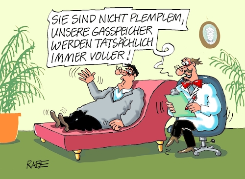 Gasspeicher voll Gasspeicher voll