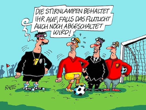 Cartoon: Geflutllichtet (medium) by RABE tagged gas,gassparen,gasnotstand,gasgeben,sanktionen,gasspeicher,gasheizung,rabe,ralf,böhme,cartoon,karikatur,pressezeichnung,farbcartoon,tagescartoon,robert,habeck,putin,ukrainekrieg,energiekrise,strom,stromsparen,beleuchtungen,aus,anstrahlung,fußball,fußballer,flutlicht,flutlichtanlage,fußballplatz,tor,stirn,stirnleuchten,stirnlampen,gas,gassparen,gasnotstand,gasgeben,sanktionen,gasspeicher,gasheizung,rabe,ralf,böhme,cartoon,karikatur,pressezeichnung,farbcartoon,tagescartoon,robert,habeck,putin,ukrainekrieg,energiekrise,strom,stromsparen,beleuchtungen,aus,anstrahlung,fußball,fußballer,flutlicht,flutlichtanlage,fußballplatz,tor,stirn,stirnleuchten,stirnlampen