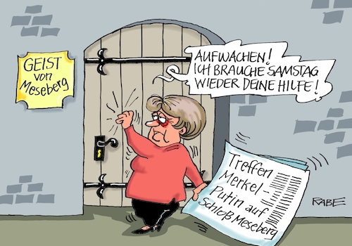 Cartoon: Geist von Meseberg (medium) by RABE tagged russlan,moskau,präsidentenwahl,kreml,kremlchef,putin,rabe,ralf,böhme,cartoon,karikatur,pressezeichnung,farbcartoon,tagescartoon,treffen,merkel,kanzlerin,schloß,meseberg,geist,ukraine,syrienkonflikt,samstag,hilfe,russlan,moskau,präsidentenwahl,kreml,kremlchef,putin,rabe,ralf,böhme,cartoon,karikatur,pressezeichnung,farbcartoon,tagescartoon,treffen,merkel,kanzlerin,schloß,meseberg,geist,ukraine,syrienkonflikt,samstag,hilfe