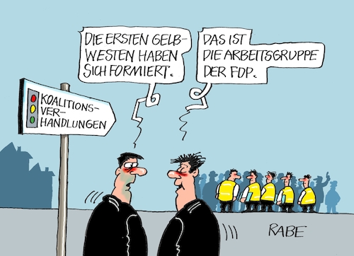 Cartoon: Gelbwestliches (medium) by RABE tagged bundestagswahl,wahlkampf,osten,ddr,ostbeauftragter,bundesregierung,recht,rabe,ralf,böhme,cartoon,karikatur,pressezeichnung,farbcartoon,tagescartoon,cdu,wahlplakat,laschet,lacher,lachnummer,sondierung,sondierungsgespräche,koalitionsgespräche,arbeitsgruppe,ampel,ampelkoalition,gelb,gelbwesten,gelbwestenprotest,fdp,liberale,lindner,habeck,bundestagswahl,wahlkampf,osten,ddr,ostbeauftragter,bundesregierung,recht,rabe,ralf,böhme,cartoon,karikatur,pressezeichnung,farbcartoon,tagescartoon,cdu,wahlplakat,laschet,lacher,lachnummer,sondierung,sondierungsgespräche,koalitionsgespräche,arbeitsgruppe,ampel,ampelkoalition,gelb,gelbwesten,gelbwestenprotest,fdp,liberale,lindner,habeck