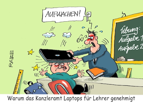 Cartoon: Genehmigtes (medium) by RABE tagged corona,bildung,bildungsminister,kanzleramt,bildungskonferenz,lehrerkonferenz,laptop,ausstatung,digitalisierung,bildungsmonitor,internetzugan,wlan,aufwachen,corona,bildung,bildungsminister,kanzleramt,bildungskonferenz,lehrerkonferenz,laptop,ausstatung,digitalisierung,bildungsmonitor,internetzugan,wlan,aufwachen