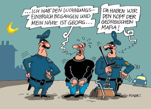 Cartoon: Georgische Einbrecherbande (medium) by RABE tagged einbrüche,wohnungseinbrüche,diebstahl,polizei,verbrecher,gangster,wohnung,bande,rabe,ralf,böhme,cartoon,karikatur,pressezeichnung,farbcartoon,tagescartoon,nacht,mond,handschellen,einbruchsserie,einbrüche,wohnungseinbrüche,diebstahl,polizei,verbrecher,gangster,wohnung,bande,rabe,ralf,böhme,cartoon,karikatur,pressezeichnung,farbcartoon,tagescartoon,nacht,mond,handschellen,einbruchsserie