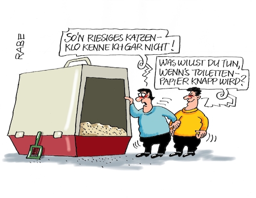 Cartoon: Geruchsbindend (medium) by RABE tagged corona,kliniken,intensivbetten,überbelegung,op,operationen,omikron,boosterimpfung,coronamaßnahmen,coronakurs,lockerungen,märz,freedomday,schutzmaßnahmen,hamster,hamsterkäufe,toilettenpapier,knappheit,engpass,katze,katzenklo,katzentoilette,wc,einstreu,katzenstreu,klumpstreu,corona,kliniken,intensivbetten,überbelegung,op,operationen,omikron,boosterimpfung,coronamaßnahmen,coronakurs,lockerungen,märz,freedomday,schutzmaßnahmen,hamster,hamsterkäufe,toilettenpapier,knappheit,engpass,katze,katzenklo,katzentoilette,wc,einstreu,katzenstreu,klumpstreu