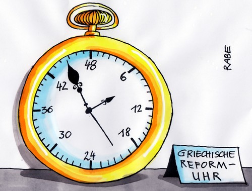 Cartoon: Griechenuhr (medium) by RABE tagged samaras,sparkurs,kauder,brüderle,reformprogramm,ministerpräsident,reformuhr,taschenuhr,zeit,zeitaufschub,griechenland,griechelandrettung,athen,hellas,rettungspaket,rettungsschirm,schulden,schuldenerlass,schuldenschnitt,staatschefs,finanzchefs,schäuble,cdu,kanzlerin,merkel,euro,eu,brüssel,eurokrise,parlament,wahlen,parlamentswahlen,april,sozialisten,linke,regierungswechsel,machtwechsel,kredit,krediterlass,rückzahlung,darlehen,überweisung,samaras,sparkurs,kauder,brüderle,reformprogramm,ministerpräsident,reformuhr,taschenuhr,zeit,zeitaufschub,griechenland,griechelandrettung,athen,hellas,rettungspaket,rettungsschirm,schulden,schuldenerlass,schuldenschnitt,staatschefs,finanzchefs,schäuble,cdu,kanzlerin,merkel,euro,eu,brüssel,eurokrise,parlament,wahlen,parlamentswahlen,april,sozialisten,linke,regierungswechsel,machtwechsel,kredit,krediterlass,rückzahlung,darlehen,überweisung