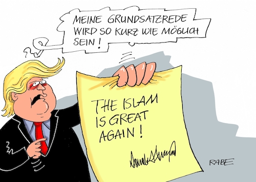 Grundsatzrede Trump