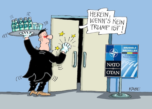 Herein zum Natogipfel Herein zum Natogipfel