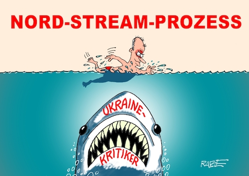 Cartoon: High gefährlich (medium) by RABE tagged merz,kanzler,koalition,union,spd,klingbeil,cartoon,karikatur,pressezeichnung,farbcartoon,tagescartoon,db,bahn,frühling,frühjahr,frühjahrsputz,ice,zug,blumenkasten,blumenkästen,esc,songcontest,nord,stream,pipeline,prozess,nordstream,erdgas,ukraine,sabotage,hai,fisch,ukrainekritiker,waffenlieferung,anklage,taucher,geheimdienst,merz,kanzler,koalition,union,spd,klingbeil,cartoon,karikatur,pressezeichnung,farbcartoon,tagescartoon,db,bahn,frühling,frühjahr,frühjahrsputz,ice,zug,blumenkasten,blumenkästen,esc,songcontest,nord,stream,pipeline,prozess,nordstream,erdgas,ukraine,sabotage,hai,fisch,ukrainekritiker,waffenlieferung,anklage,taucher,geheimdienst