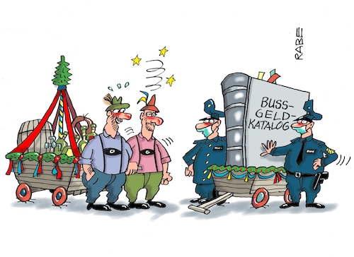 Cartoon: Himmelfahrtskatalog (medium) by RABE tagged virus,corona,pandemie,coronakrise,rabe,ralf,böhme,cartoon,karikatur,pressezeichnung,farbcartoon,tagescartoon,viren,virenschutz,mundschutz,desinfektion,föderal,föderalismus,ländersache,bussgelder,bussgeldkatalog,hygienevorschriten,einhaltung,kontrollen,strafen,männertag,vatertag,himmelfahrt,bollerwagen,virus,corona,pandemie,coronakrise,rabe,ralf,böhme,cartoon,karikatur,pressezeichnung,farbcartoon,tagescartoon,viren,virenschutz,mundschutz,desinfektion,föderal,föderalismus,ländersache,bussgelder,bussgeldkatalog,hygienevorschriten,einhaltung,kontrollen,strafen,männertag,vatertag,himmelfahrt,bollerwagen