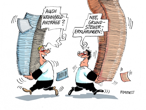 Cartoon: Hochstapler (medium) by RABE tagged grundsteuer,grundsteuererklärung,elster,finanzamt,finanzbehörde,steuernummer,steueridentifikationsnummer,grundstücksbesitzer,rabe,ralf,böhme,cartoon,karikatur,pressezeichnung,farbcartoon,tagescartoon,behörde,beamte,formulare,angaben,wohnraum,abgabefrist,ermahnung,mahnschreiben,stapel,papierstapel,grundsteuer,grundsteuererklärung,elster,finanzamt,finanzbehörde,steuernummer,steueridentifikationsnummer,grundstücksbesitzer,rabe,ralf,böhme,cartoon,karikatur,pressezeichnung,farbcartoon,tagescartoon,behörde,beamte,formulare,angaben,wohnraum,abgabefrist,ermahnung,mahnschreiben,stapel,papierstapel