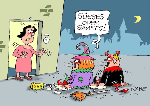 Cartoon: Horrorkleber (medium) by RABE tagged krise,krisenzeiten,klimakrise,ukrainekrieg,inflation,rückzug,rabe,ralf,böhme,cartoon,karikatur,pressezeichnung,farbcartoon,tagescartoon,klima,klimakleber,uhu,leim,kleber,halloween,süsses,saures,kinder,grusel,horror,klimaaktivisten,krise,krisenzeiten,klimakrise,ukrainekrieg,inflation,rückzug,rabe,ralf,böhme,cartoon,karikatur,pressezeichnung,farbcartoon,tagescartoon,klima,klimakleber,uhu,leim,kleber,halloween,süsses,saures,kinder,grusel,horror,klimaaktivisten