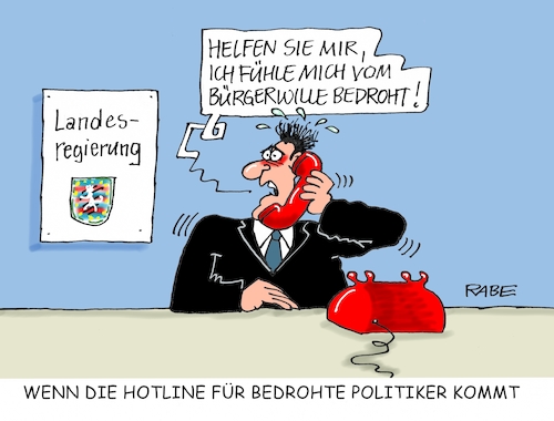 Hotline für Politiker