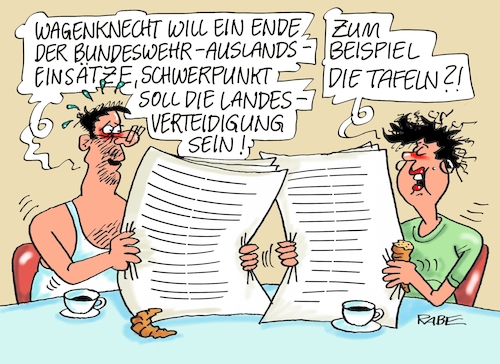 Cartoon: Inlandseinsatz (medium) by RABE tagged sahra,wagenknecht,linke,tafel,essen,bedürftige,flüchtlinge,essenausgabe,ralf,böhme,cartoon,karikatur,pressezeichnung,farbcartoon,tagescartoon,ehepaar,frühstückstisch,mitarbeiter,rentner,frauen,nahrungsmittel,sahra,wagenknecht,linke,tafel,essen,bedürftige,flüchtlinge,essenausgabe,ralf,böhme,cartoon,karikatur,pressezeichnung,farbcartoon,tagescartoon,ehepaar,frühstückstisch,mitarbeiter,rentner,frauen,nahrungsmittel