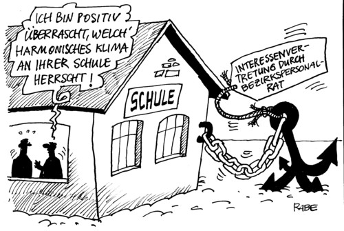 Cartoon: Interessenvertretung (medium) by RABE tagged interessenvertretung,schule,gewerkschaft,personalret,gew,verdi,bildungseinrichtung,harmonie,klima,schulleitung,lehrer,lehrerzimmer,anker,betriebsklima,schule,gewerkschaft,interessenvertretung,personalret,gew,verdi,bildungseinrichtung,harmonie,klima,schulleitung