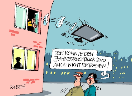 Cartoon: Jahresausraster (medium) by RABE tagged corona,bildung,bildungsminister,kanzleramt,bildungskonferenz,lehrerkonferenz,laptop,ausstatung,digitalisierung,bildungsmonitor,internetzugan,wlan,aufwachen,rki,fallzahlen,impfstoff,impfzentren,impfdosen,silvester,lockdown,shutdown,tv,fernseher,zdf,ard,jahresrückblick,corona,bildung,bildungsminister,kanzleramt,bildungskonferenz,lehrerkonferenz,laptop,ausstatung,digitalisierung,bildungsmonitor,internetzugan,wlan,aufwachen,rki,fallzahlen,impfstoff,impfzentren,impfdosen,silvester,lockdown,shutdown,tv,fernseher,zdf,ard,jahresrückblick