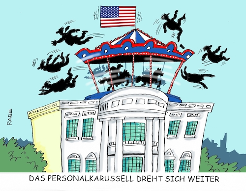 Cartoon: Jahrmarkt (medium) by RABE tagged karrussell,jahrmarkt,trump,präsident,usa,weißes,haus,washington,personl,scaramussi,personalchef,rabe,ralf,böhme,cartoon,karikatur,pressezeichnung,farbcartoon,tagescartoon,kommunikationschef,donald,anthony,karrussell,jahrmarkt,trump,präsident,usa,weißes,haus,washington,personl,scaramussi,personalchef,rabe,ralf,böhme,cartoon,karikatur,pressezeichnung,farbcartoon,tagescartoon,kommunikationschef,donald,anthony