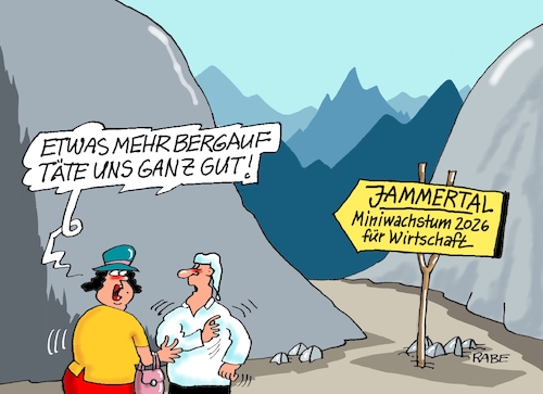 Cartoon: Jammertal (medium) by RABE tagged merz,union,kanzler,fritze,koalition,spd,klingbeil,bundesregierung,rabe,ralf,böhme,cartoon,karikatur,pressezeichnung,farbcartoon,tagescartoon,trump,putin,krisen,tv,nachrichten,waschmaschine,wirtschaftswachstum,prognose,wachstum,tal,jammer,jammertal,miniwachstum,stagnation,rezession,michel,merz,union,kanzler,fritze,koalition,spd,klingbeil,bundesregierung,rabe,ralf,böhme,cartoon,karikatur,pressezeichnung,farbcartoon,tagescartoon,trump,putin,krisen,tv,nachrichten,waschmaschine,wirtschaftswachstum,prognose,wachstum,tal,jammer,jammertal,miniwachstum,stagnation,rezession,michel