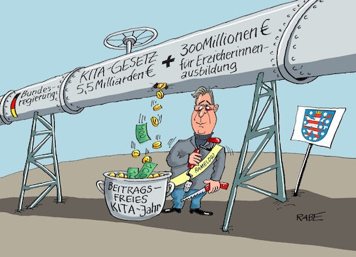 Cartoon: Kitagesetz Erzieherinnen (medium) by RABE tagged bildung,bildungspolitik,ländersache,digitalisierung,bund,grundgesetzänderung,rabe,ralf,böhme,cartoon,karikatur,pressezeichnung,farbcartoon,tagescartoon,erzieherinnen,kita,kindergarten,kitagesetz,ausbildung,erzieherstellen,thüringen,ramelow,bildung,bildungspolitik,ländersache,digitalisierung,bund,grundgesetzänderung,rabe,ralf,böhme,cartoon,karikatur,pressezeichnung,farbcartoon,tagescartoon,erzieherinnen,kita,kindergarten,kitagesetz,ausbildung,erzieherstellen,thüringen,ramelow