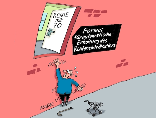 Cartoon: Klettermaxe (medium) by RABE tagged rentner,rente,renteneintritt,renteneintrittsalter,erhöhung,formel,rabe,ralf,böhme,cartoon,karikatur,pressezeichnung,farbcartoon,tagescartoon,tür,rollator,automatik,rentner,rente,renteneintritt,renteneintrittsalter,erhöhung,formel,rabe,ralf,böhme,cartoon,karikatur,pressezeichnung,farbcartoon,tagescartoon,tür,rollator,automatik