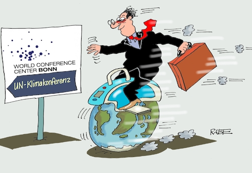 Klimakonferenz mit Hooverboard Klimakonferenz mit Hooverboard