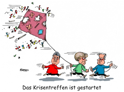 Cartoon: Krisentreffen (medium) by RABE tagged tagescartoon,farbcartoon,pressezeichnung,karikatur,krisentreffen,koalition,krogo,drachensteigen,start,herbst,drachen,cartoon,böhme,ralf,rabe,obergrenze,flüchtlingskrise,seehofer,gabriel,spd,csu,cdu,merkel,kanzlerin,kanzleramt,krisentreffen,kanzleramt,kanzlerin,merkel,cdu,csu,spd,gabriel,seehofer,flüchtlingskrise,obergrenze,rabe,ralf,böhme,cartoon,karikatur,pressezeichnung,farbcartoon,tagescartoon,drachen,herbst,start,drachensteigen,krogo,koalition