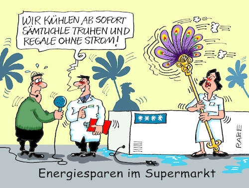 Cartoon: Kühlsparsystem (medium) by RABE tagged gas,gassparen,gasnotstand,gasgeben,sanktionen,gasspeicher,gasheizung,rabe,ralf,böhme,cartoon,karikatur,pressezeichnung,farbcartoon,tagescartoon,robert,habeck,putin,ukrainekrieg,wumms,doppelwumms,energiesparen,supermarkt,stromsparen,wedel,pfauenfedern,kühltruhe,kühlregal,gas,gassparen,gasnotstand,gasgeben,sanktionen,gasspeicher,gasheizung,rabe,ralf,böhme,cartoon,karikatur,pressezeichnung,farbcartoon,tagescartoon,robert,habeck,putin,ukrainekrieg,wumms,doppelwumms,energiesparen,supermarkt,stromsparen,wedel,pfauenfedern,kühltruhe,kühlregal