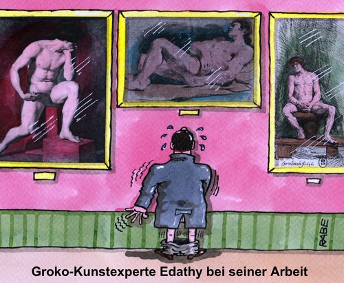 Cartoon: Kunstexperte Edathy (medium) by RABE tagged edathy,spd,groko,kunst,kunstexperte,experte,kinder,kinderfotos,kinderpornos,pornos,pädophiler,kinderschänder,sexualdelikt,verbrecher,strafe,gemälde,rabe,ralf,böhme,cartoon,karikatur,pressezeichnung,farbcartoon,gemäldegalerie,akt,aktbilder,künstler,männerakt,kinderakt,ölgemälde,kinderdarstellung,nackt,nudisten,fkk,galeriebesucher,wichser,spanner,exhibitionist,exhibition,kinderpornoring,internet,edathy,spd,groko,kunst,kunstexperte,experte,kinder,kinderfotos,kinderpornos,pornos,pädophiler,kinderschänder,sexualdelikt,verbrecher,strafe,gemälde,rabe,ralf,böhme,cartoon,karikatur,pressezeichnung,farbcartoon,gemäldegalerie,akt,aktbilder,künstler,männerakt,kinderakt,ölgemälde,kinderdarstellung,nackt,nudisten,fkk,galeriebesucher,wichser,spanner,exhibitionist,exhibition,kinderpornoring,internet