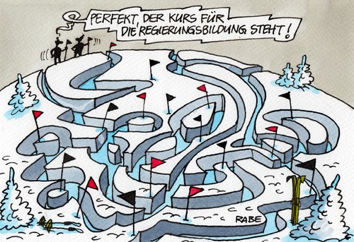 Cartoon: Kurs ist abgesteckt (medium) by RABE tagged kurs,regierungsbildung,koalitionsverhandlungen,spd,cdu,csu,gabriel,nahles,seehofer,merkel,rotschwarz,schwarz,rot,rabe,ralf,böhme,cartoon,karikatur,pressezeichnung,farbcartoon,ski,schnee,abfahrtspiste,slalom,verhandlungslinie,start,union,forderungen,kauder,mindestlohn,fraktionschefs,steuererhöhungen,wintersport,kurs,regierungsbildung,koalitionsverhandlungen,spd,cdu,csu,gabriel,nahles,seehofer,merkel,rotschwarz,schwarz,rot,rabe,ralf,böhme,cartoon,karikatur,pressezeichnung,farbcartoon,ski,schnee,abfahrtspiste,slalom,verhandlungslinie,start,union,forderungen,kauder,mindestlohn,fraktionschefs,steuererhöhungen,wintersport