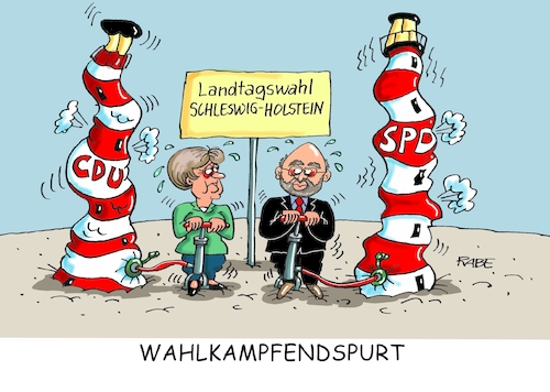 Cartoon: Landtagswahl (medium) by RABE tagged schleswig,holstein,landtagswahl,wahlkampf,wahlkampfendspurt,martin,schulz,angela,merkel,cdu,spd,wähler,rabe,ralf,böhme,cartoon,karikatur,pressezeichnung,farbcartoon,tagescartoon,leuchtturm,luft,luftpumpe,leuchtturmwärter,schleswig,holstein,landtagswahl,wahlkampf,wahlkampfendspurt,martin,schulz,angela,merkel,cdu,spd,wähler,rabe,ralf,böhme,cartoon,karikatur,pressezeichnung,farbcartoon,tagescartoon,leuchtturm,luft,luftpumpe,leuchtturmwärter