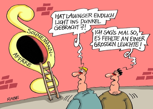 Cartoon: Lauinger Thüringen (medium) by RABE tagged lauinger,justizminister,thüringen,migrationsminister,sohnemannaffäre,rücktritt,untersuchungsausschuß,rabe,ralf,böhme,cartoon,karikatur,pressezeichnung,farbcartoon,tagescartoon,paragraph,leiter,leuchte,dunkelheit,licht,lauinger,justizminister,thüringen,migrationsminister,sohnemannaffäre,rücktritt,untersuchungsausschuß,rabe,ralf,böhme,cartoon,karikatur,pressezeichnung,farbcartoon,tagescartoon,paragraph,leiter,leuchte,dunkelheit,licht