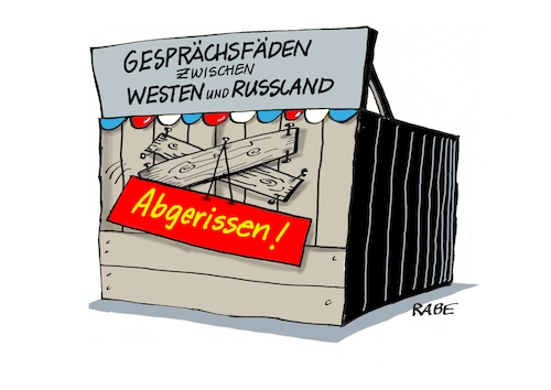 Cartoon: Lieferengpass (medium) by RABE tagged kampfpanzer,leopard,abrams,marder,usa,deutschland,ukraine,ukrainekrieg,rabe,ralf,böhme,cartoon,karikatur,pressezeichnung,farbcartoon,tagescartoon,reiter,leopardenfell,pistorius,panzerlieferung,westen,russland,gespräche,gesprächsfäden,fäden,faden,abriss,diplomatie,bude,bretterbude,verkaufsstand,kampfpanzer,leopard,abrams,marder,usa,deutschland,ukraine,ukrainekrieg,rabe,ralf,böhme,cartoon,karikatur,pressezeichnung,farbcartoon,tagescartoon,reiter,leopardenfell,pistorius,panzerlieferung,westen,russland,gespräche,gesprächsfäden,fäden,faden,abriss,diplomatie,bude,bretterbude,verkaufsstand