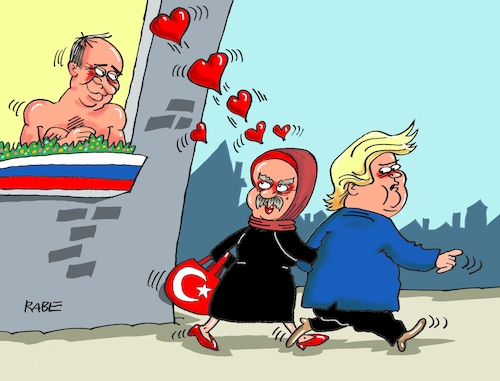 Cartoon: Love Story Partnersuche (medium) by RABE tagged trump,präsident,weisses,haus,washington,toilette,klo,klodeckel,sanierung,erneuerung,oval,office,rabe,ralf,böhme,cartoon,karikatur,pressezeichnung,farbcartoon,tagescartoon,handelsstreit,handelskrieg,strafzölle,türkei,lira,krise,erdogan,frau,kopftuch,nato,russland,putin,liebe,partnerwechsel,scheidung,partnersuch,trump,präsident,weisses,haus,washington,toilette,klo,klodeckel,sanierung,erneuerung,oval,office,rabe,ralf,böhme,cartoon,karikatur,pressezeichnung,farbcartoon,tagescartoon,handelsstreit,handelskrieg,strafzölle,türkei,lira,krise,erdogan,frau,kopftuch,nato,russland,putin,liebe,partnerwechsel,scheidung,partnersuch