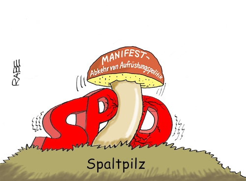 Cartoon: Manifest (medium) by RABE tagged merz,groko,spd,union,posten,postenvergabe,rabe,ralf,böhme,cartoon,karikatur,pressezeichnung,farbcartoon,tagescartoon,schaufenster,deko,umbau,laden,ladenhüter,regierungsbildung,spaltung,spaltpilz,klingbeil,mützenich,manifest,abkehr,aufrüstungspolitik,diplomatie,russland,verhandlungen,frieden,friedensgespräche,waffenruhe,pilz,buchstaben,merz,groko,spd,union,posten,postenvergabe,rabe,ralf,böhme,cartoon,karikatur,pressezeichnung,farbcartoon,tagescartoon,schaufenster,deko,umbau,laden,ladenhüter,regierungsbildung,spaltung,spaltpilz,klingbeil,mützenich,manifest,abkehr,aufrüstungspolitik,diplomatie,russland,verhandlungen,frieden,friedensgespräche,waffenruhe,pilz,buchstaben