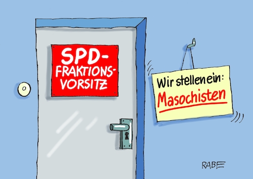 Cartoon: Masochisten (medium) by RABE tagged nahles,spd,sozialdemokraten,groko,umfragetief,scholz,rabe,ralf,böhme,cartoon,karikatur,pressezeichnung,farbcartoon,tagescartoon,ruine,koalition,koalitionsvetrag,akk,dreyer,trio,doppelspitze,rücktritt,maso,masochisten,suche,einstellung,parteispitze,parteivorsitz,fraktionsvorsitz,nahles,spd,sozialdemokraten,groko,umfragetief,scholz,rabe,ralf,böhme,cartoon,karikatur,pressezeichnung,farbcartoon,tagescartoon,ruine,koalition,koalitionsvetrag,akk,dreyer,trio,doppelspitze,rücktritt,maso,masochisten,suche,einstellung,parteispitze,parteivorsitz,fraktionsvorsitz