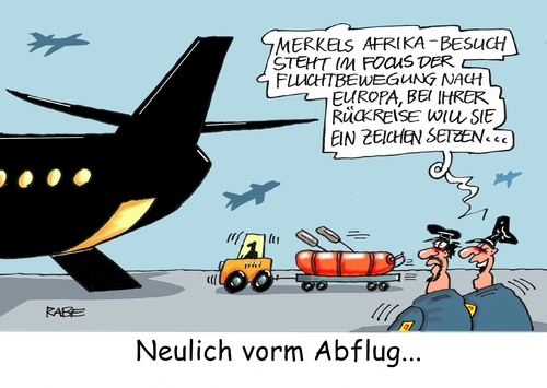 Merkel fliegt nach Afrika Merkel fliegt nach Afrika