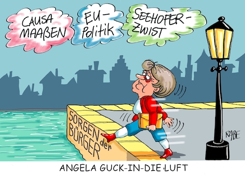 Merkel guck in die Luft Merkel guck in die Luft