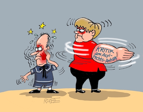 Merkel holt aus Merkel holt aus