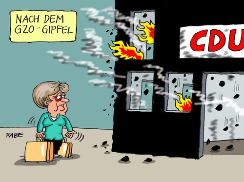 Cartoon: Merkeldebakel (medium) by RABE tagged merkel,cdu,landtagswahl,mecklenburg,vorpommern,meckpomm,afd,rabe,ralf,böhme,cartoon,karikatur,pressezeichnung,farbcartoon,tagescartoon,seehofer,csu,bayern,staatskanzlei,ostsee,ostseeluft,ruine,feuer,wahldebakel,merkel,cdu,landtagswahl,mecklenburg,vorpommern,meckpomm,afd,rabe,ralf,böhme,cartoon,karikatur,pressezeichnung,farbcartoon,tagescartoon,seehofer,csu,bayern,staatskanzlei,ostsee,ostseeluft,ruine,feuer,wahldebakel