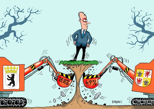 Cartoon: Merz wird angebaggert (medium) by RABE tagged merz,kanzler,koalition,union,spd,klingbeil,cartoon,karikatur,pressezeichnung,farbcartoon,tagescartoon,db,bahn,frühling,frühjahr,frühjahrsputz,ice,zug,blumenkasten,blumenkästen,esc,songcontest,landtagswahl,senatswahl,berlin,mecklenburg,vorpommern,wahldebakel,wahlniederlage,rücktritt,bagger,baggerschaufel,einsturz,reform,merz,kanzler,koalition,union,spd,klingbeil,cartoon,karikatur,pressezeichnung,farbcartoon,tagescartoon,db,bahn,frühling,frühjahr,frühjahrsputz,ice,zug,blumenkasten,blumenkästen,esc,songcontest,landtagswahl,senatswahl,berlin,mecklenburg,vorpommern,wahldebakel,wahlniederlage,rücktritt,bagger,baggerschaufel,einsturz,reform