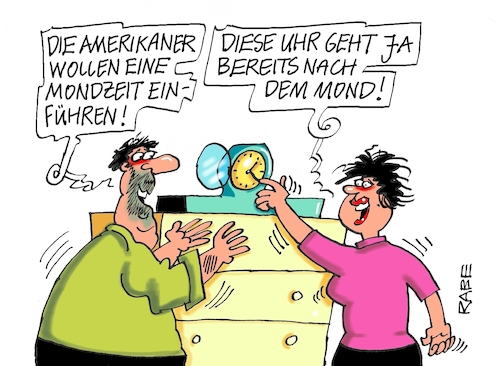 Cartoon: Mondzeit (medium) by RABE tagged zeit,zeitumstellung,uhren,uhrenumstellung,sommerzeit,winterzeit,ampelpolitik,ampel,ampelregierung,synchronisation,mond,mondzeit,einführung,usa,amerika,amis,zeit,zeitumstellung,uhren,uhrenumstellung,sommerzeit,winterzeit,ampelpolitik,ampel,ampelregierung,synchronisation,mond,mondzeit,einführung,usa,amerika,amis